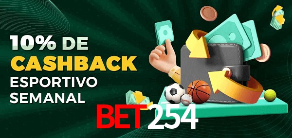 10% de bônus de cashback na BET254